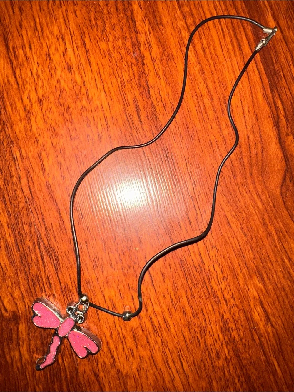 Pink Dragonfly Pendant Necklace - child Accessories